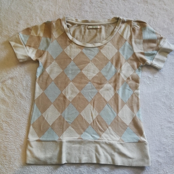 Paperdolls Argyle Tee - Picture 1 of 4